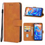 Leather Phone Case For UMIDIGI A13(Brown)
