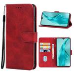 Leather Phone Case For Cubot P50(Red)
