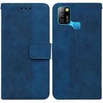 For Infinix Smart 5 X657 / Hot 10 Lite Geometric Embossed Leather Phone Case(Blue)