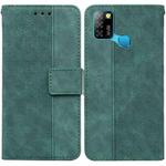 For Infinix Smart 5 X657 / Hot 10 Lite Geometric Embossed Leather Phone Case(Green)