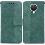 For Nokia G10 / G20 Geometric Embossed Leather Phone Case(Green)