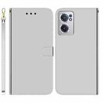 For OnePlus Nord CE 2 5G Imitated Mirror Surface Horizontal Flip Leather Phone Case(Silver)