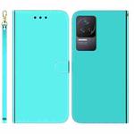For Xiaomi Redmi K50 / K50 Pro Imitated Mirror Surface Horizontal Flip Leather Phone Case(Mint Green)