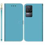 For Xiaomi Redmi K40S Imitated Mirror Surface Horizontal Flip Leather Phone Case(Blue)