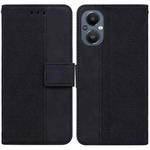 For OnePlus Nord N20 5G Geometric Embossed Leather Phone Case(Black)
