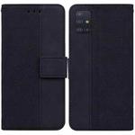 For Samsung Galaxy A51 5G Geometric Embossed Leather Phone Case(Black)