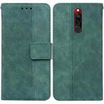 For Xiaomi Redmi 8 / 8A Geometric Embossed Leather Phone Case(Green)