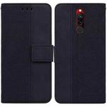 For Xiaomi Redmi 8 / 8A Geometric Embossed Leather Phone Case(Black)