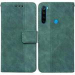 For Xiaomi Redmi Note 8T Geometric Embossed Leather Phone Case(Green)