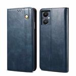 For OnePlus Nord N20 5G Oil Wax Crazy Horse Texture Leather Phone Case(Blue)