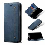 For Xiaomi Redmi Note 11 Pro 4G / 5G Denim Texture Flip Leather Phone Case(Blue)
