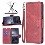 For Nokia G21 / G11 Retro Lambskin Texture Leather Phone Case(Red)