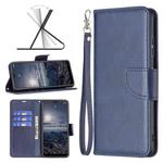 For Nokia G21 / G11 Retro Lambskin Texture Leather Phone Case(Blue)