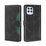 For Motorola Edge S / G100 Skin Feel Straw Hat Magnetic Buckle Leather Phone Case(Black)