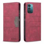 For Nokia G11 / G21 Magnetic Splicing Leather Phone Case(Red)