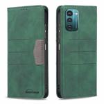 For Nokia G11 / G21 Magnetic Splicing Leather Phone Case(Green)