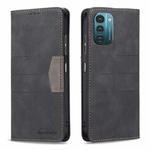 For Nokia G11 / G21 Magnetic Splicing Leather Phone Case(Black)