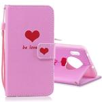 For Huawei Mate 30 Horizontal Flip Leather Case with Holder & Card Slots & Wallet(A Red Heart)