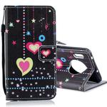 For Huawei Mate 30 Pro Horizontal Flip Leather Case with Holder & Card Slots & Wallet(Colored Heart)