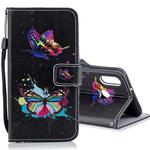 For Galaxy A10s Horizontal Flip Leather Case with Holder & Card Slots & Wallet(Color Butterfly)