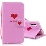 For Galaxy Note 10 Horizontal Flip Leather Case with Holder & Card Slots & Wallet(A Red Heart)