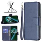 For OPPO Realme 9 Pro Retro Lambskin Texture Leather Phone Case(Blue)