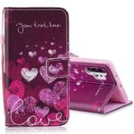 For Galaxy Note 10 Pro Horizontal Flip Leather Case with Holder & Card Slots & Wallet(Alphabet Heart)