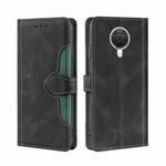 For Nokia 6.3 / G20 Skin Feel Straw Hat Magnetic Buckle Leather Phone Case(Black)