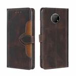 For Nokia G300 Skin Feel Straw Hat Magnetic Buckle Leather Phone Case(Brown)