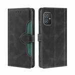 For Asus ZenFone8 ZS590KS Skin Feel Straw Hat Magnetic Buckle Leather Phone Case(Black)
