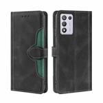 For OPPO K9s / Realme Q3s Skin Feel Straw Hat Magnetic Buckle Leather Phone Case(Black)
