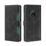 For Doogee X95 Skin Feel Straw Hat Magnetic Buckle Leather Phone Case(Black)