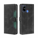 For Doogee X96 Pro Skin Feel Straw Hat Magnetic Buckle Leather Phone Case(Black)