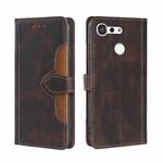 For Kyocera Android One S6 KYV48 / Gratina Skin Feel Straw Hat Magnetic Buckle Leather Phone Case(Brown)