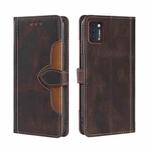 For CUBOT Note 7 Skin Feel Straw Hat Magnetic Buckle Leather Phone Case(Brown)