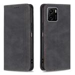 For vivo Y15s Magnetic RFID Blocking Anti-Theft Leather Phone Case(Black)