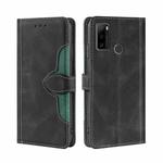 For Ulefone Note 10 Skin Feel Straw Hat Magnetic Buckle Leather Phone Case(Black)