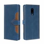 For Sharp Aquos Zero 2 SHV47 SH-01M Skin Feel Straw Hat Magnetic Buckle Leather Phone Case(Blue)