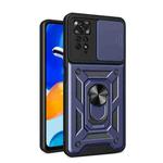 For Xiaomi Redmi Note 11 Pro (Global) Sliding Camera Cover TPU+PC Phone Case(Blue)