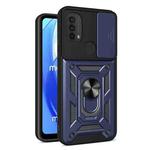 For Motorola Moto G Power (2022) Sliding Camera Cover TPU+PC Phone Case(Blue)