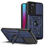 For Motorola Moto G Stylus (2022) Sliding Camera Cover TPU+PC Phone Case(Blue)