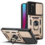 For Motorola Moto G Stylus (2022) Sliding Camera Cover TPU+PC Phone Case(Gold)