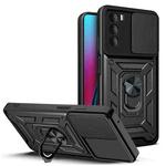 For Motorola Moto G Stylus (2022) Sliding Camera Cover TPU+PC Phone Case(Black)