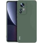 For Xiaomi 12 Pro IMAK UC-4 Series Straight Edge TPU Soft Phone Case(Dark Green)