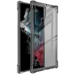 For Samsung Galaxy S22 Ultra 5G imak TPU Phone Case with Screen Protector(Transparent Black)