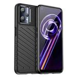 For OPPO Realme 9 Pro Thunderbolt Shockproof TPU Protective Soft Phone Case(Black)