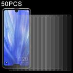 50 PCS 0.26mm 9H 2.5D Tempered Glass Film For Sharp Aquos R3