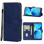 Leather Phone Case For TCL 20 AX 5G(Blue)