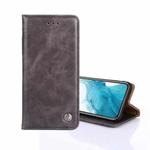 For Samsung Galaxy S21+ 5G Non-Magnetic Retro Texture Leather Phone Case(Grey)