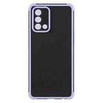 For OPPO A74 / F19 4G Eagle Eye Armor Dual-color TPU + PC Phone Case(Purple)